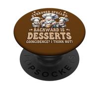Dessert Baking Gnomes For Women Bakers With Funny Sayings PopSockets PopGrip Adesivo
