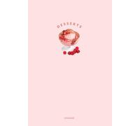 Dessert Dreams Notebook Journal : Pastel Pink: A5 Size, 144 Ruled Pages, Light Grey Lines, Minimal Dessert Aesthetic Cover, Paperback