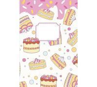 Dessert Themed Notebook - Cake Notebook Journal for Kids, 150 Pages 6 x 9, Cute Journal for Girls, Notebook for School, School Workbook