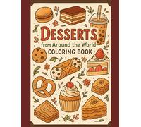 Desserts from around the world: Coloring book