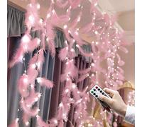 Desshok piuma ardere stringa Luci Led per interni ed esterni con corde La decorazione presa USB per tende a luce bianca calda può essere utilizzata per feste, giardini, matrimoni e altre occasioni