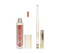 Dessi Cosmetics Set Gloss Creamy Cover Lip Tint 114 Toffee + Matita Labbra 03