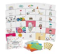 Dessie 30 biglietti unici con scritta Thinking Of You con auguri all'interno