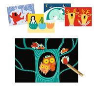 Dessin et coloriage enfant Djeco Animaux à découvrir