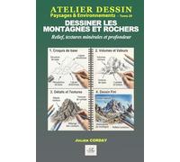 Dessiner les montagnes et rochers: Relief, textures minérales et profondeur