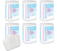 DESTALYA Quadrotti di Cotone Naturale per Neonati | Salviettine Detergenti Monouso per Pelli Sensibili | Salviette per Cambio del Pannolino (Maxi Pads 360)