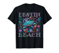 DESTIN BEACH FLORIDA BLUE CRAB ESTATE SPIAGGIA REGALI PER LE VACANZE Maglietta