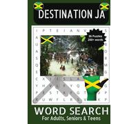 Destination JA Word Search Puzzle Book: Word Search Puzzle Book about Tourist destinations in Jamaica. Discover Jamaica's Top Attractions & Hidden ... Gifts for Holidays, Travel and Free Times.
