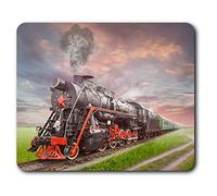 Destination Vinyl Ltd Confortevole Mat Mouse - a Vapore sovietico Locomotiva 23.5 x 19.6 cm (9.3 x 7.7 Pollici) per Il calcolatore & Computer Portatile, Ufficio, Regalo, Base Antiscivolo - RM3617