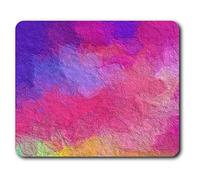 Destination Vinyl ltd Confortevole Mat Mouse - Acquarello Pittura Rosa Viola 23,5 x 19,6 cm (9,3 x 7,7 Pollici) per Il calcolatore & Computer Portatile, Ufficio, Regalo, Base Antiscivolo - RM12446