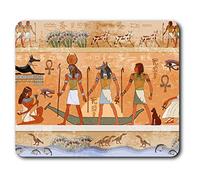 Destination Vinyl ltd Confortevole Mat Mouse - Antico Egitto Scena Mitologia 23.5 x 19.6 cm (9.3 x 7.7 Pollici) per Il calcolatore & Computer Portatile, Ufficio, Regalo, Base Antiscivolo - RM21136