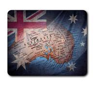 Destination Vinyl Ltd Confortevole Mat Mouse - Australian Flag in Australia 23.5 x 19.6 cm (9.3 x 7.7 Pollici) per Il calcolatore & Computer Portatile, Ufficio, Regalo, Base Antiscivolo - RM21170