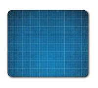 Destination Vinyl ltd Confortevole Mat Mouse - Blueprint Uomo Tecniche 23.5 x 19.6 cm (9.3 x 7.7 Pollici) per Il calcolatore & Computer Portatile, Ufficio, Regalo, Base Antiscivolo - RM2383