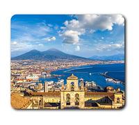 Destination Vinyl Ltd Confortevole Mat Mouse - Italiano Vesuvio Napoli Italia 23,5 x 19,6 cm (9,3 x 7,7 Pollici) per Il calcolatore & Computer Portatile, Ufficio, Regalo, Base Antiscivolo - RM21916