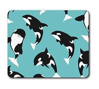 Destination Vinyl ltd Confortevole Mat Mouse - Orca Killer Whale Sea Life 23.5 x 19.6 cm (9.3 x 7.7 Pollici) per Il calcolatore & Computer Portatile, Ufficio, Regalo, Base Antiscivolo - RM3541