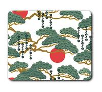 Destination Vinyl ltd Confortevole Mat Mouse - Oriental Bonsai Giappone 23.5 x 19.6 cm (9.3 x 7.7 Pollici) per Il calcolatore & Computer Portatile, Ufficio, Regalo, Base Antiscivolo - RM2037