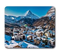 Destination Vinyl ltd Confortevole Mat Mouse - Zermatt Matterhorn Mountain 23.5 x 19.6 cm (9.3 x 7.7 Pollici) per Il calcolatore & Computer Portatile, Ufficio, Regalo, Base Antiscivolo - RM2313
