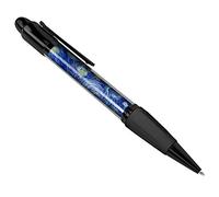 Destination Vinyl Pens Cover Art Vincent Van Gogh Notte stellata della penna a sfera nera - Student Gift # 14014