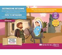 Destinazione Betlemme. Storia del viaggio di Maria e Giuseppe ispirata ai Vangeli-Path to Bethlehem. The story of Mary and Joseph's journey inspired ... Ediz. illustrata. Con Flashcards. Con QR Code