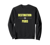 Destinazione Parigi Viaggi Vacanze Vacanze Turist Felpa