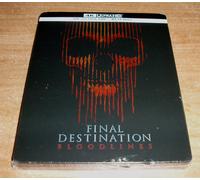 Destino Finale Lazos Di Sangue (FINAL DESTINATION) 4K + Blu-ray Steelbook Nuovo