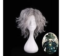 Destino/Gran Ordine Avenger Monte Cristo: Parrucca Edmond Dantes Costume Cosplay FGO Uomo Parrucche sintetiche per capelli corti resistenti al calore MZ-1143