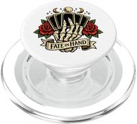 Destino in mano Scheletro Tarocchi Rose Moon Gothic PopSockets PopGrip per MagSafe