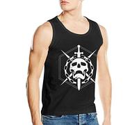 Destiny 2 - Canottiera smanicata da uomo, in cotone, Nero , XL