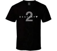 Destiny 2 T-Shirt Black Graphic Unisex Tee Shirt L