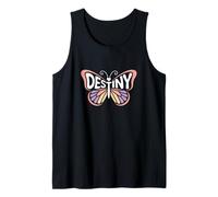 Destiny Butterfly - Personalizzato Carino Nome Word Art Canotta