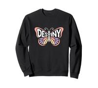 Destiny Butterfly - Personalizzato Carino Nome Word Art Felpa