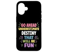DESTINY Personalized Women's Gift Custom DESTINY Custodia per iPhone 16