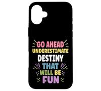 DESTINY Personalized Women's Gift Custom DESTINY Custodia per iPhone 16 Plus