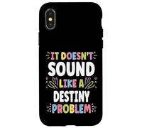DESTINY Personalized Women's Gift Custom DESTINY Custodia per iPhone X/XS