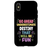 DESTINY Personalized Women's Gift Custom DESTINY Custodia per iPhone X/XS