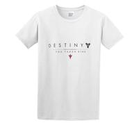 Destiny Taken King Nerdy Casual Round Neck T Shirt White XL