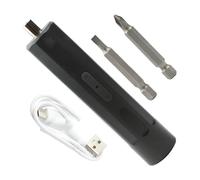 Destornillador Eléctrico De Mano, Destornillador Eléctrico Pequeño - Destornillador Inalámbrico Con Carga USB Y 2 Puntas Magnéticas,Juego De Destornilladores Automáticos Portátiles, Portabrocas Para H