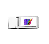 Destra Differenziazione Identità Rainbow Equality Slim Money Clip In Acciaio Titolare Tasca Portafoglio