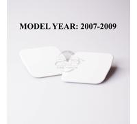 Destra Sinistra Faro Rondella Cover per VW Touareg 7L MK1 facelift 07-09 Bianco