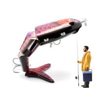 Destre di nuoto per il basso | Esca da nuoto ricaricabile ricaricabile con ganci, kit di esche a spigolo realistiche, esche a affondamento lento disponibili per acqua o