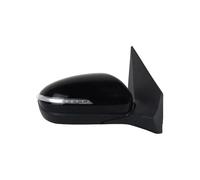 Destro Sinistro Specchio Specchietti Retrovisori Completi Per Hyundai I 20 I20 2016-2017, 5/6/8 Fili, Neri E Bianchi, Specchietto Retrovisore Laterale Specchietti Retrovisore Esterno(Nero,5 fili a des