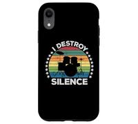 Destroy Silence Percussion Instrument Drummer Percussionist Custodia per iPhone XR
