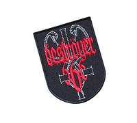 Destroyer 666, metallo nero, morte Satana. Occult, Thrash Desaster, Auro Noire, Absu, Mayhem, Sodoma, Possessed1 toppa ricamata ferro da stiro su applique