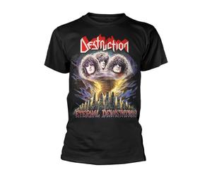DESTRUCTION - ETERNAL DEVASTATION BLACK T-Shirt, Front & Back Print Small