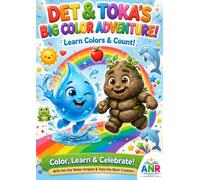 DET & TOKA'S BIG COLOR ADVENTURE!: Learn Colors & Count! A Fun Coloring Book That Makes Learning Magical!
