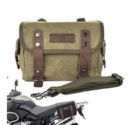 Detachable Bike Bag - Saddle Bag | 23x9x17cm Multifunctional Storage Bags with Sturdy Design, Oil wax canvas Adventure Gear for Weekend Trips, Boots & Luggage, Utility Pouch for Off Road Riding