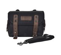 Detachable Bike Bag - Saddle Bag | 23x9x17cm Multifunctional Storage Bags with Sturdy Design, Oil wax canvas Adventure Gear for Weekend Trips, Boots & Luggage, Utility Pouch for Off Road Riding