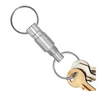 Detachable Keyring Connector - 3 Inches Quick Release Keychain for Secure Key Storage, Pull Apart Key Holder with Compact Lightweight Build, Everyday Carry Organizer for Hiking Travel Running