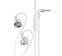 Detachable per hifi Earbuds 3.5mm per bass Gaming Headphones(Silver) | Detachable cable design, easy replacement, ABS build, enhanced per bass response, gaming focused