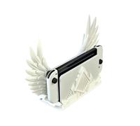 Detachable Wing Base Stand for Game Console Desktop Holder Decorative Display Accessory White